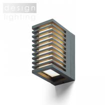 CLAIRE RC nástěnná antracitová mléčný akryl 230V LED 6W IP54 3000K