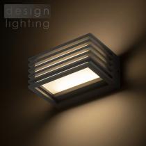 CLAIRE 14 nástěnná antracitová mléčný akryl 230V LED 6W IP54 3000K