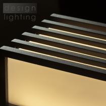 CLAIRE 21 nástěnná antracitová mléčný akryl 230V LED 9W IP54 3000K