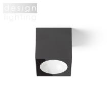 SENZA SQ stropní antracitová čiré sklo 230V LED 6W IP65 3000K