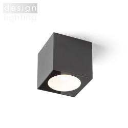 SENZA SQ stropní antracitová čiré sklo 230V LED 6W IP65 3000K