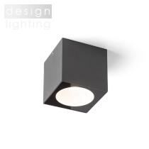 SENZA SQ stropní antracitová čiré sklo 230V LED 6W IP65 3000K