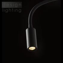 VALE nástěnná černá 230V LED 3W 30° 3000K