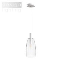 BELLINI L E14 závěsná bílá čiré sklo 230V E14 15W