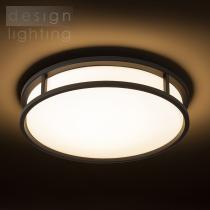 GRANDE LED 35 stropní opálové sklo/černá 230V LED 24W IP44 3000K