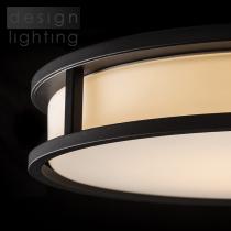 GRANDE LED 35 stropní opálové sklo/černá 230V LED 24W IP44 3000K