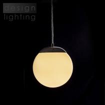 BOLLY 17 závěsná opálové sklo/chrom 230V LED E27 15W IP44