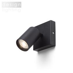 DUDE SQ přisazená černá 230V LED GU10 9W