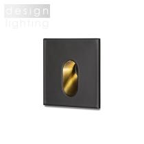 MEMPHIS SQ zápustná do stěny černá 230V LED 3W 60° 3000K