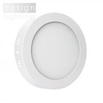ALGINE  ECO LED ROUND  230V 6W IP20  NW CEILING PANEL white frame SURFACE