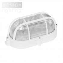 TECHNIC lamp LED 9W IP65 230V NW oval, glass prism shade, aluminium shade & base