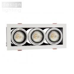 MODERN DAY MINI GU10 x3 white frame